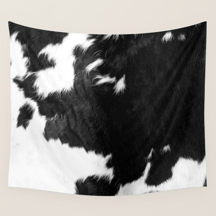 Modern Cowhide Wall Tapestry Gallery Image 1