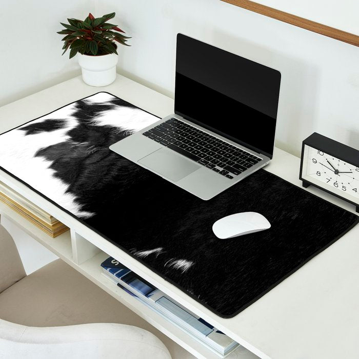Modern Cowhide Desk Mat Gallery Image 2