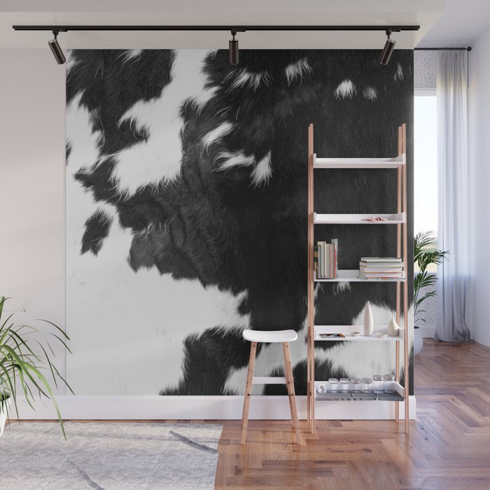 Modern Cowhide Wall Mural Gallery Image 1