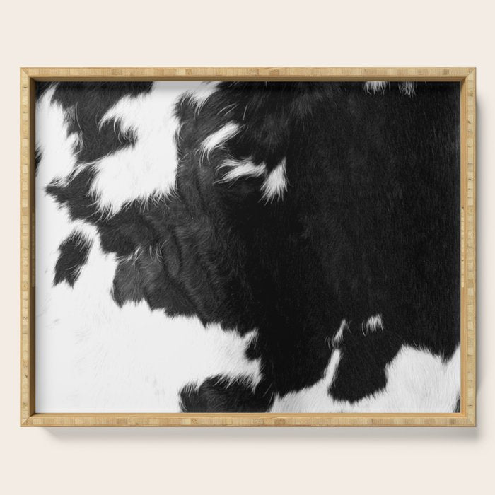 Modern Cowhide Serving Tray Gallery Image 1