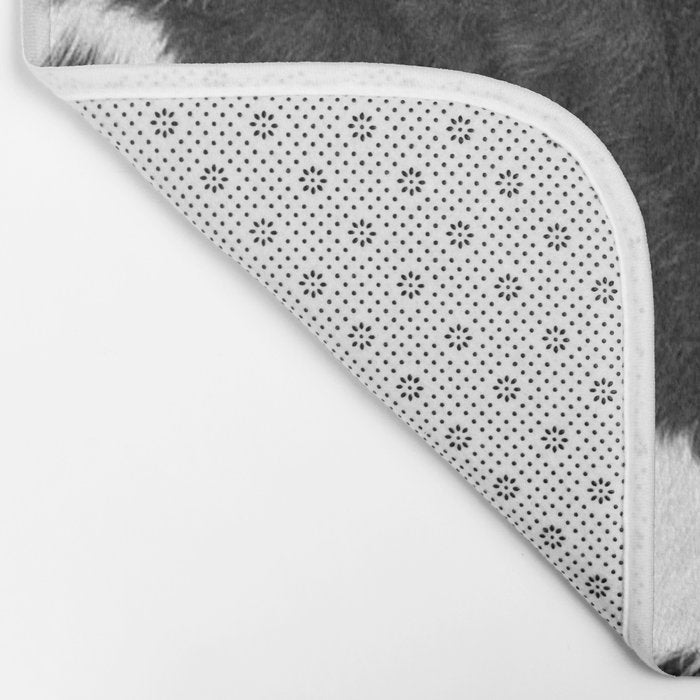 Modern Cowhide Bath Mat Gallery Image 2