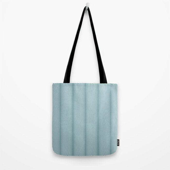 Elysian XVI Botanical Teal Tote Bag Gallery Image 2