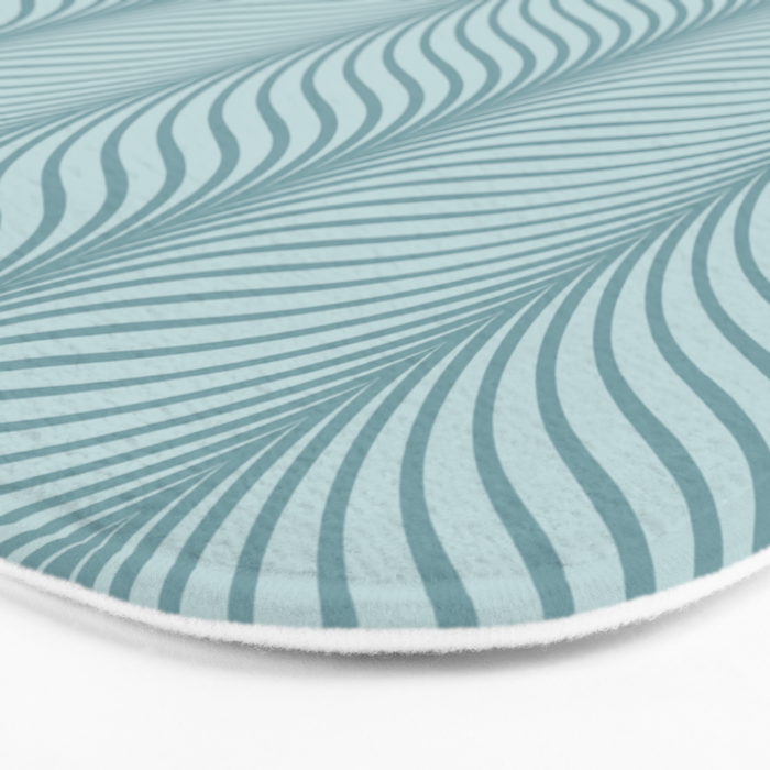 Elysian XVI Botanical Teal Bath Mat Gallery Image 3