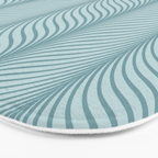 Elysian XVI Botanical Teal Bath Mat Gallery Image 3
