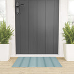 Elysian XVI Botanical Teal Welcome Mat Gallery Image 3