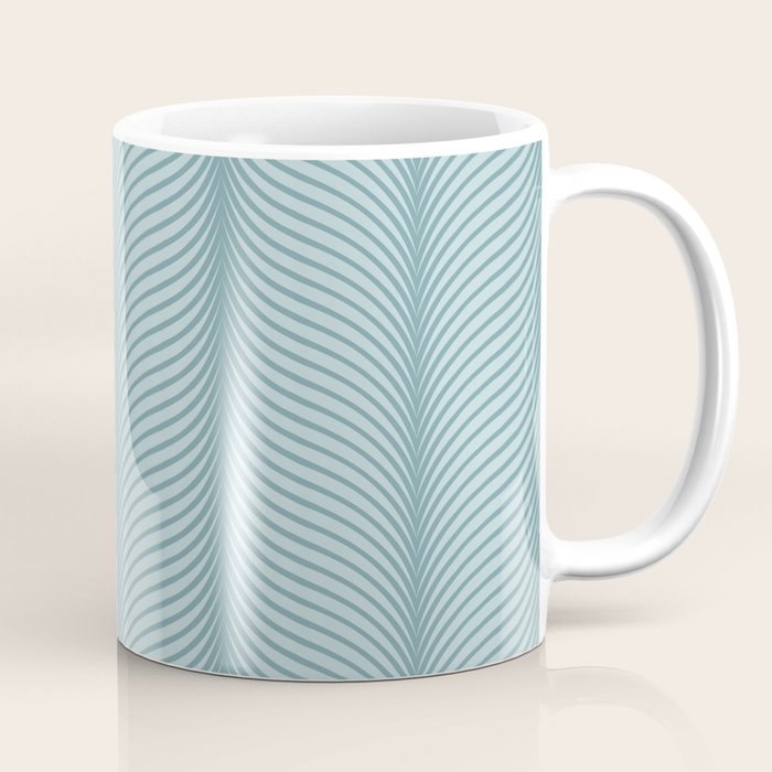 Elysian XVI Botanical Teal Coffee Mug Gallery Image 1