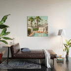 Palm Springs Mood Wood Wall Art Gallery Image 2