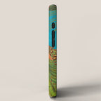 Vintage Tropical Peacock Bird Rainforest Jungle  iPhone Case Gallery Image 2