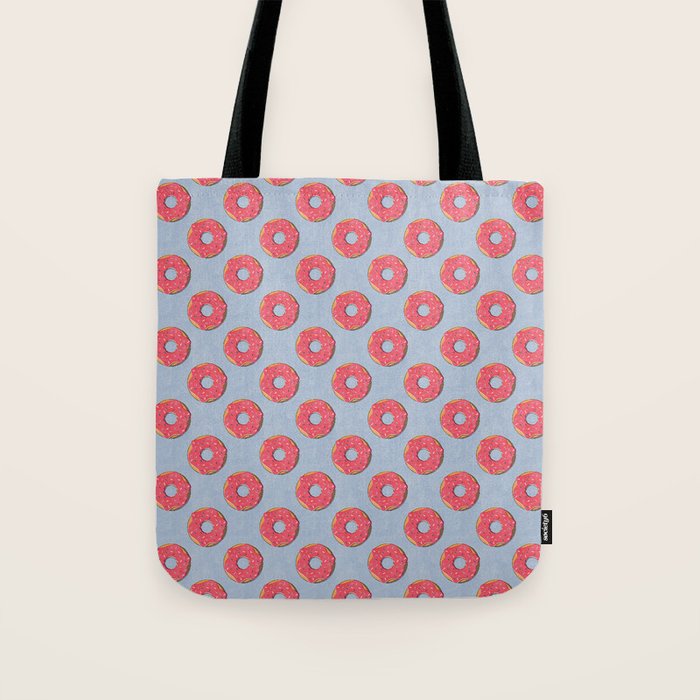 FAST FOOD / Donut - pattern Tote Bag Gallery Image 1