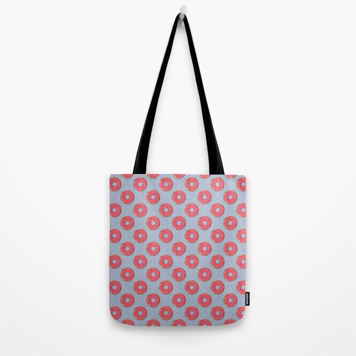 FAST FOOD / Donut - pattern Tote Bag Gallery Image 2