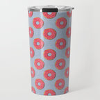 FAST FOOD / Donut - pattern Travel Mug Gallery Image 1