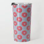 FAST FOOD / Donut - pattern Travel Mug Gallery Image 3