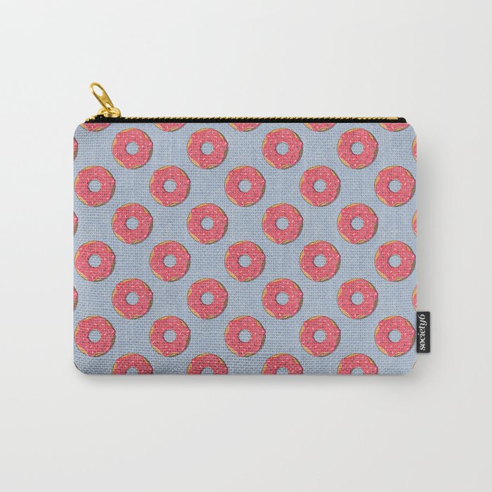 FAST FOOD / Donut - pattern Carry All Pouch Gallery Image 1