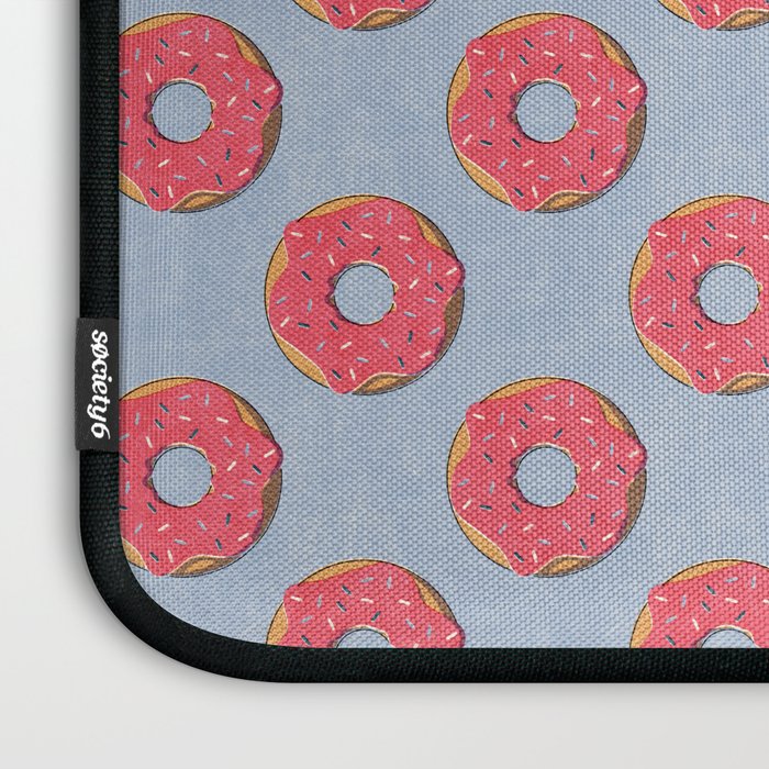 FAST FOOD / Donut - pattern Laptop Sleeve Gallery Image 3