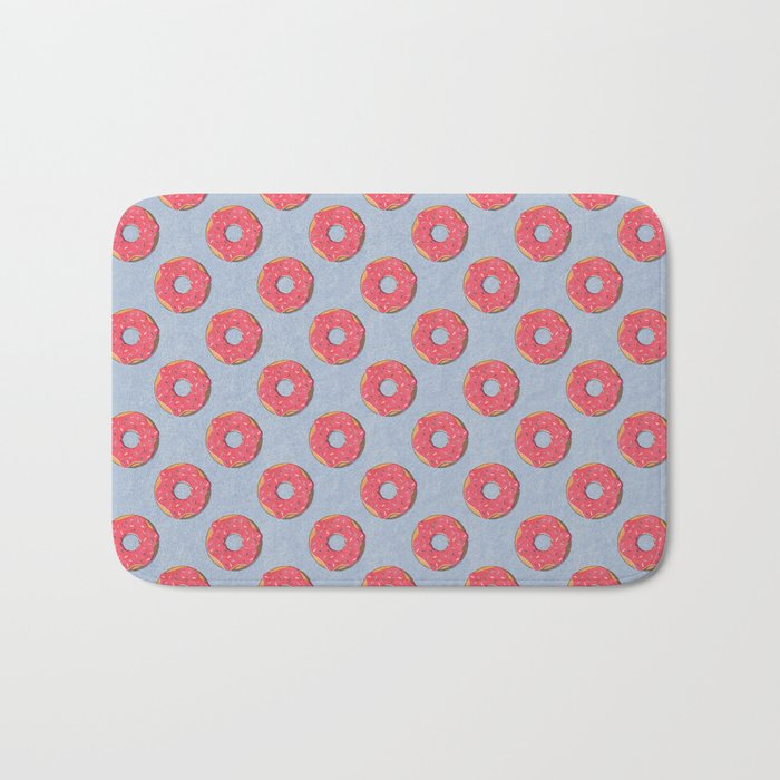 FAST FOOD / Donut - pattern Bath Mat Gallery Image 1