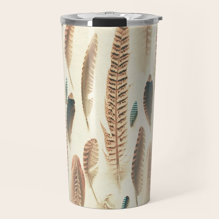 Found Feathers Travel Mug Gallery Image 1