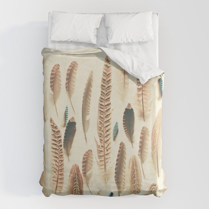 Found Feathers Duvet Cover Gallery Image 1