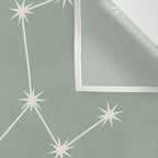 Taurus Zodiac Star Constellation Line Art Soft Sage Wall Tapestry Gallery Image 3