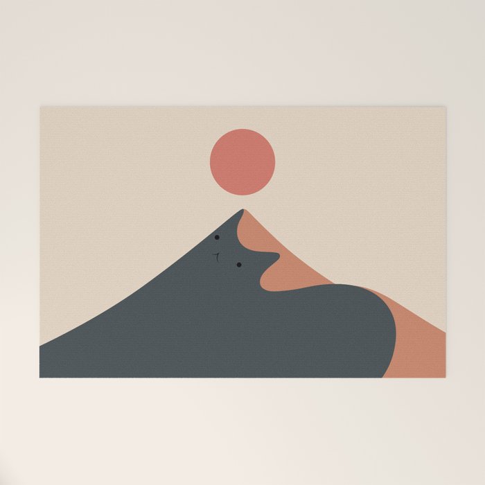 Cat Landscape 92 Welcome Mat Gallery Image 1