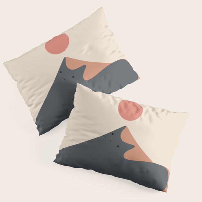 Cat Landscape 92 Pillow Sham Gallery Image 1