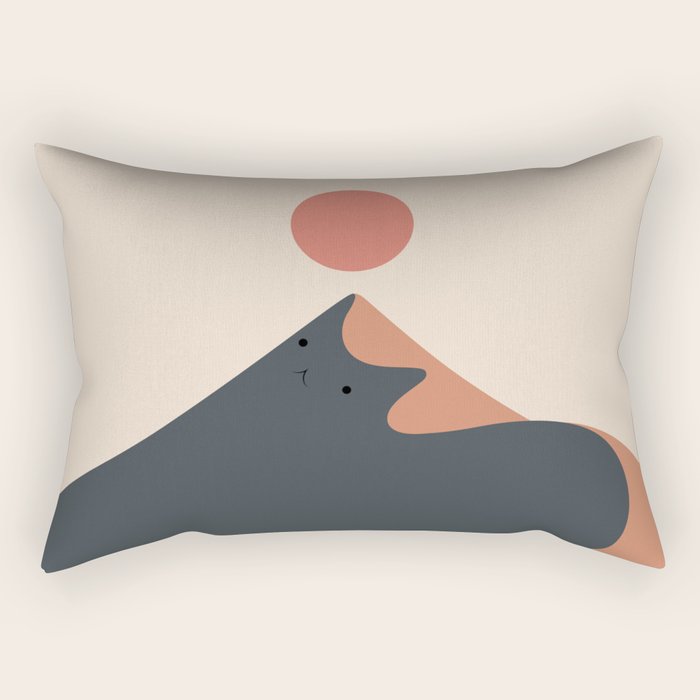 Cat Landscape 92 Rectangular Pillow Gallery Image 2