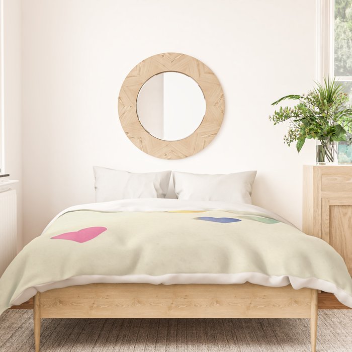 Paper Hearts Duvet Cover Gallery Image 3