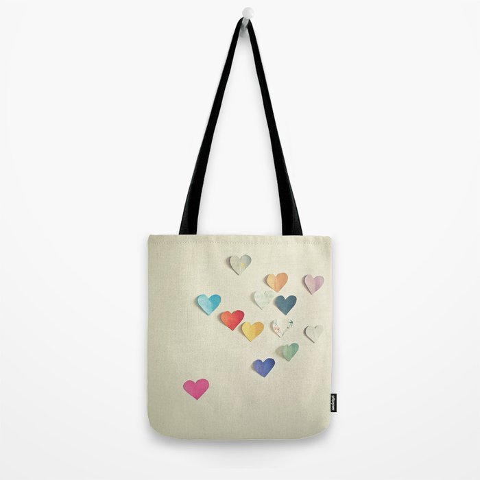 Paper Hearts Tote Bag Gallery Image 2