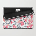 Cherry Blossoms - Pink & Black Palette Laptop Sleeve Gallery Image 2