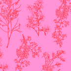 Preppy Pink and Red Botanical Cottage Floral Pattern Coffee Mug Gallery Image 2