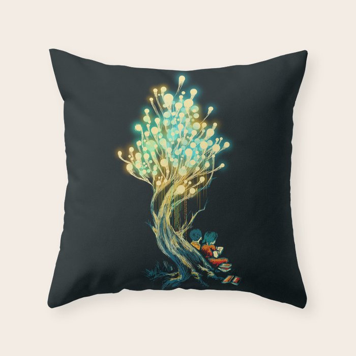 ElectriciTree Throw Pillow Gallery Image 6