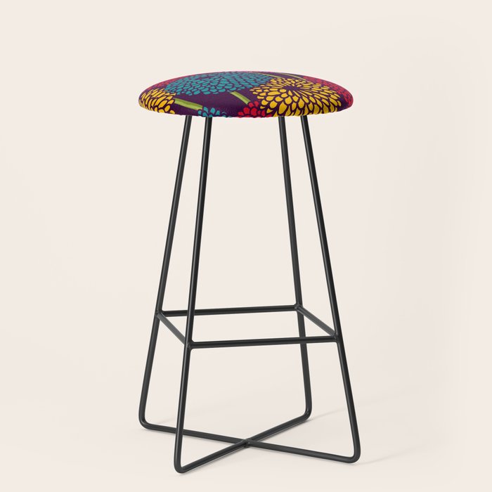 Full of Chrysanth Stool Gallery Image 1