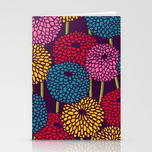 Full of Chrysanth Stationery Card Gallery Image 2