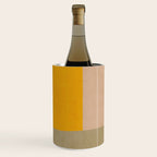 Mid-Century Modern Burnt-Orange Yellow Teal Blue Wine Chiller Gallery Image 1