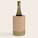 Mid-Century Modern Burnt-Orange Yellow Teal Blue Wine Chiller Gallery Image 3