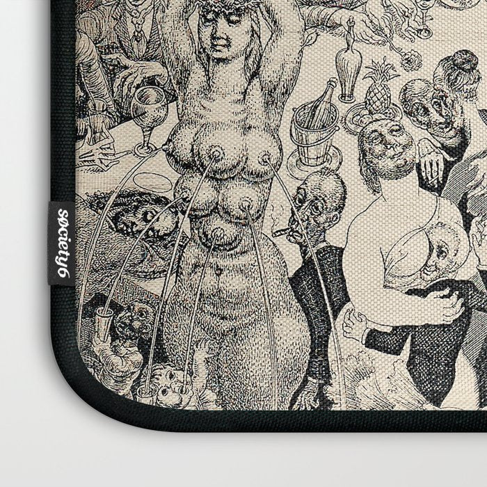 Eduard Wiiralt - Cabaret 1931 Laptop Sleeve Gallery Image 3