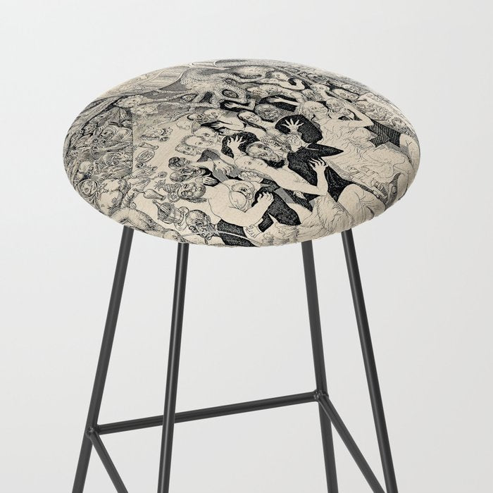 Eduard Wiiralt - Cabaret 1931 Stool Gallery Image 2