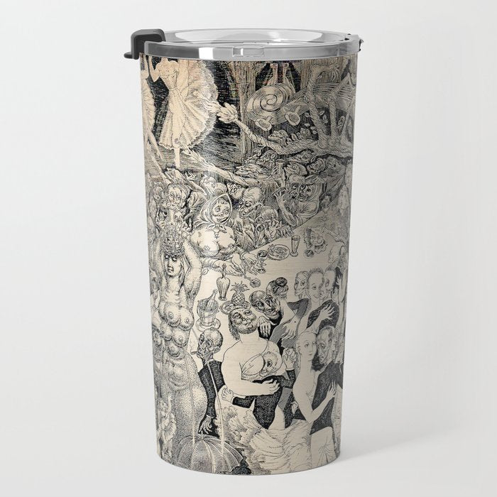 Eduard Wiiralt - Cabaret 1931 Travel Mug Gallery Image 3