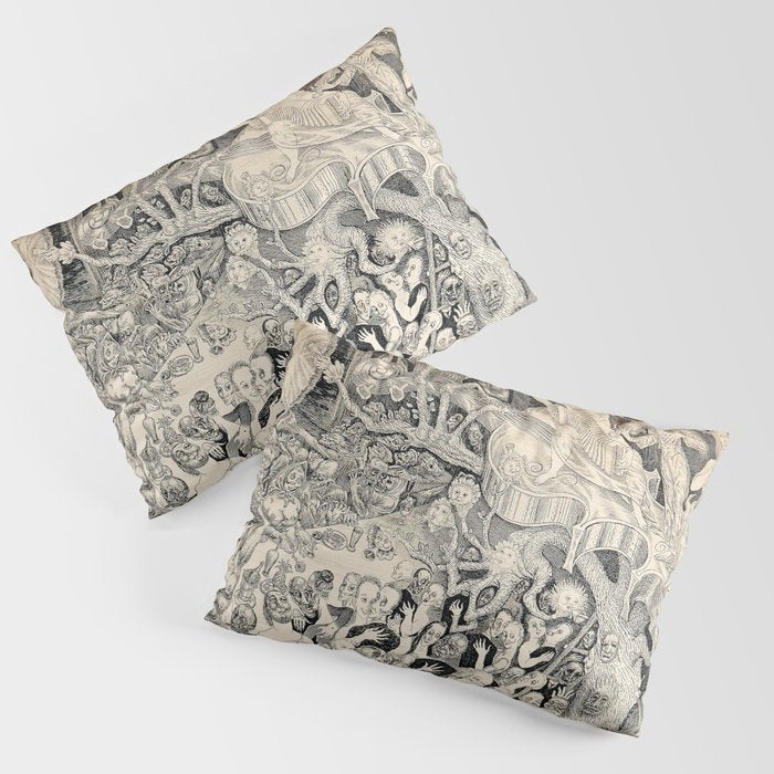 Eduard Wiiralt - Cabaret 1931 Pillow Sham Gallery Image 3