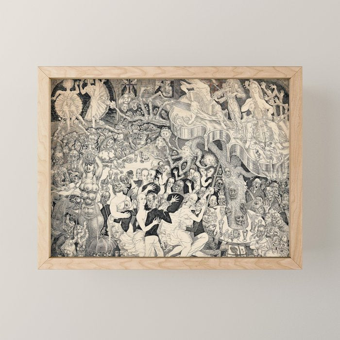 Eduard Wiiralt - Cabaret 1931 Mini Art Print Gallery Image 1