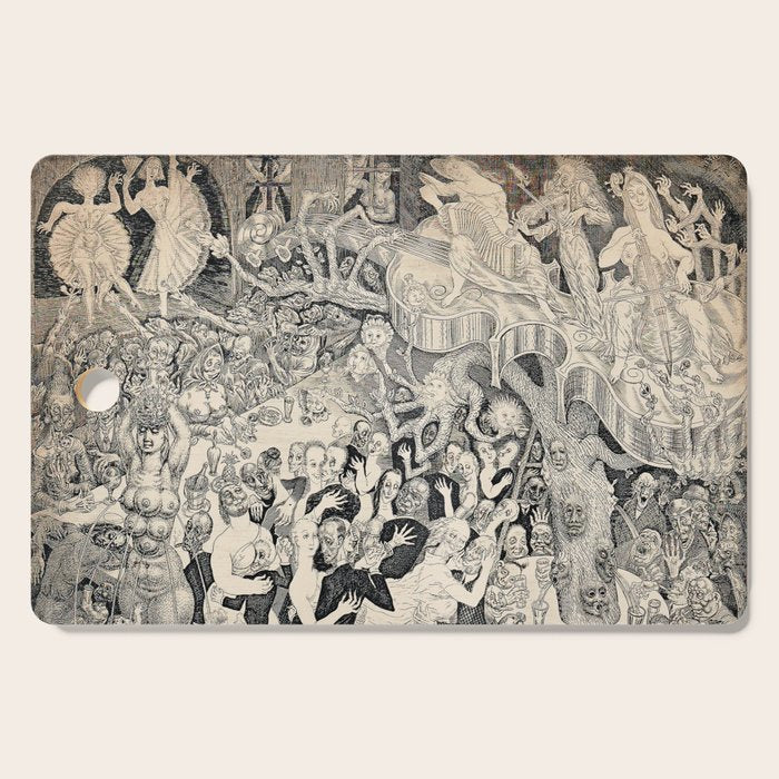 Eduard Wiiralt - Cabaret 1931 Cutting Board Gallery Image 1