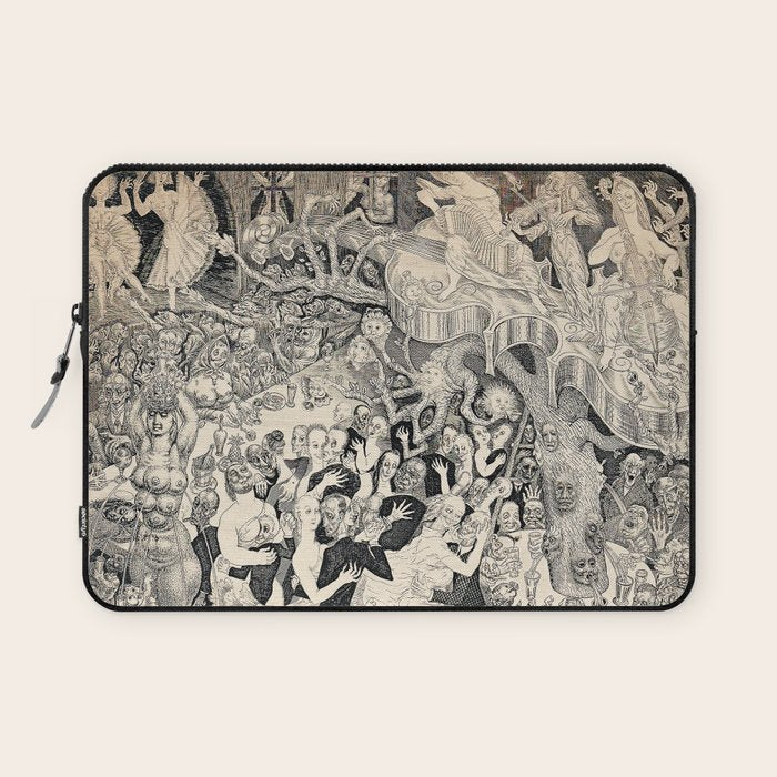 Eduard Wiiralt - Cabaret 1931 Laptop Sleeve Gallery Image 1
