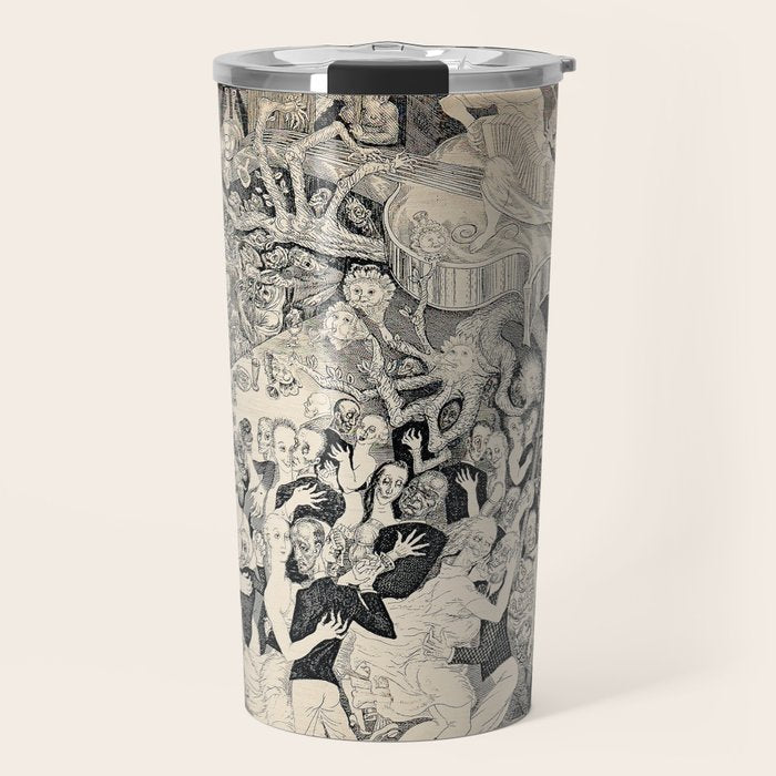 Eduard Wiiralt - Cabaret 1931 Travel Mug Gallery Image 1