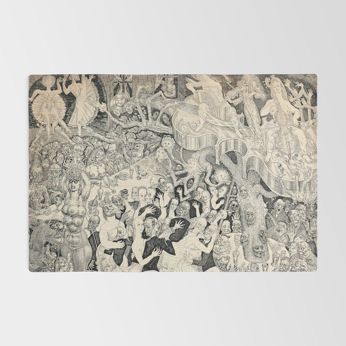 Eduard Wiiralt - Cabaret 1931 Rug Gallery Image 2
