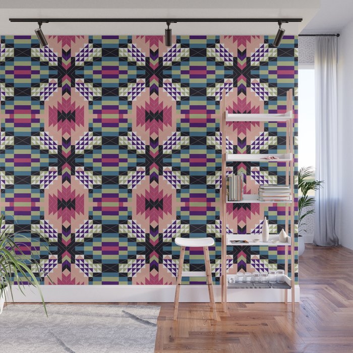 MP Tribal geometric B Wall Mural Gallery Image 1