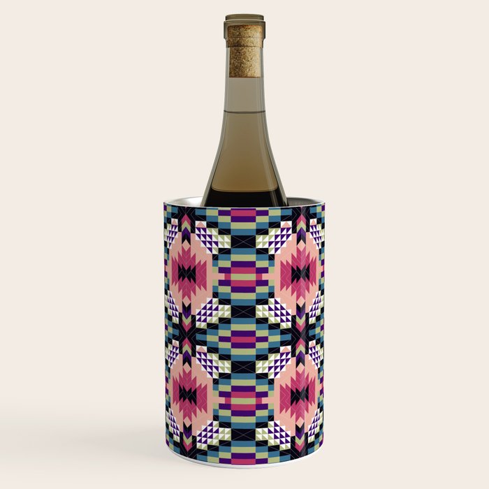 MP Tribal geometric B Wine Chiller Gallery Image 1