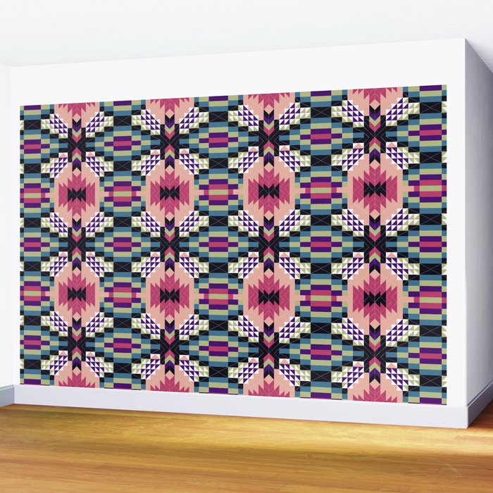 MP Tribal geometric B Wall Mural Gallery Image 2