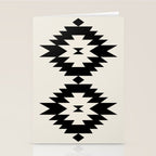 Southwestern Minimalism - Black Neutral Beige Stationery Card Gallery Image 2