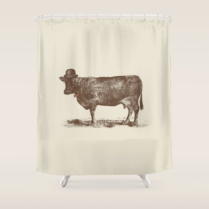 Cow Cow Nut #1 Shower Curtain Gallery Image 1