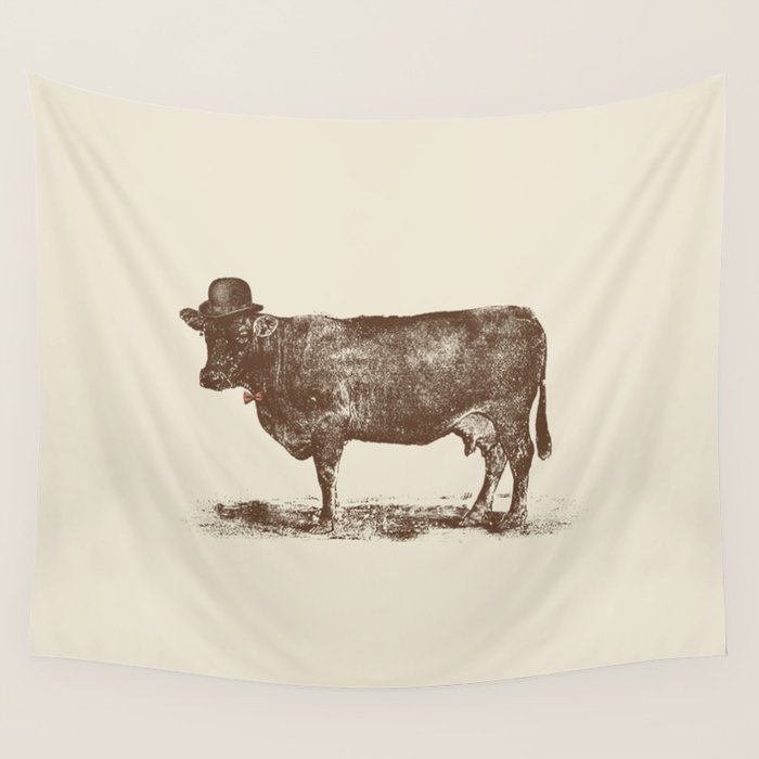Cow Cow Nut #1 Wall Tapestry Gallery Image 4