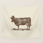 Cow Cow Nut #1 Wall Tapestry Gallery Image 4